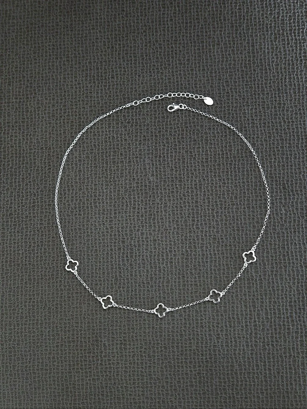 Mia Fiore Stationary Silver🤍 Open Clovers🍀 Necklace - NWT
